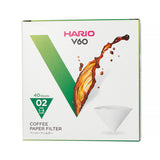 Hario V60 Pour-Over Coffee Filters Pack of 40