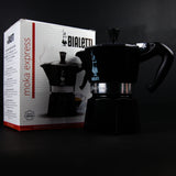 Bialetti Black 3 Cup Moka Pot