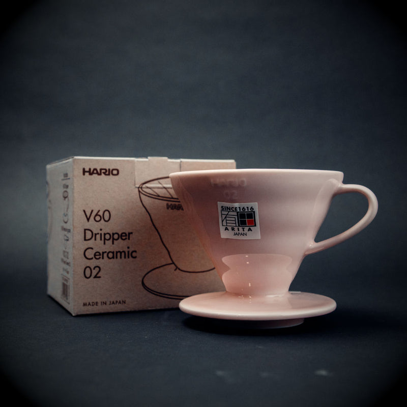 Hario V60 Ceramic Pour Over Coffee Maker Pink