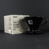 Hario V60 Ceramic Coffee Dripper Black